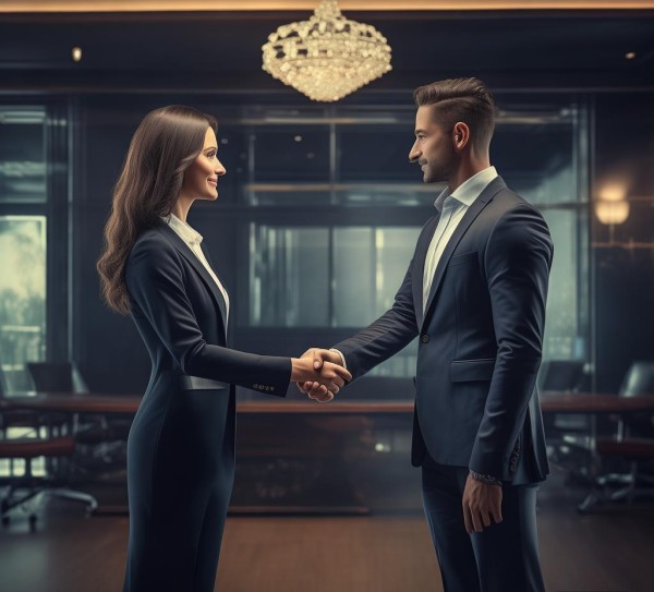 优雅商务握手，提升效率的必备方式